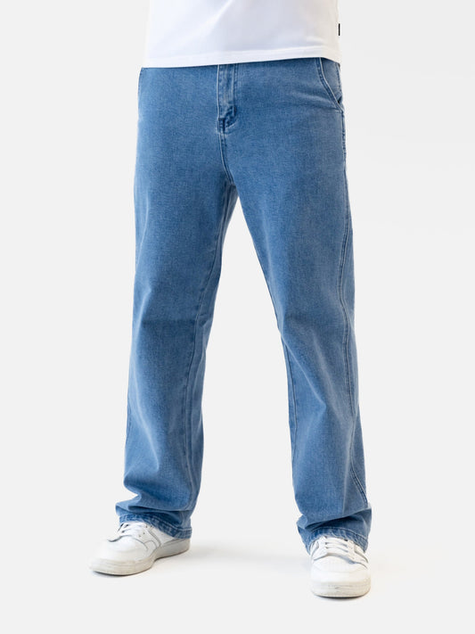 Vol.17 Straight Leg Jeans - Blue by SATRI & CO. – product view 1