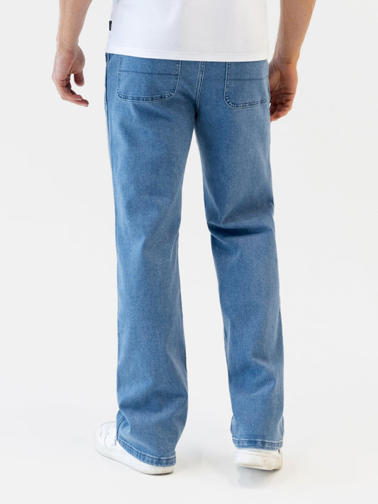 Vol.17 Straight Leg Jeans - Blue by SATRI & CO. – product view 2