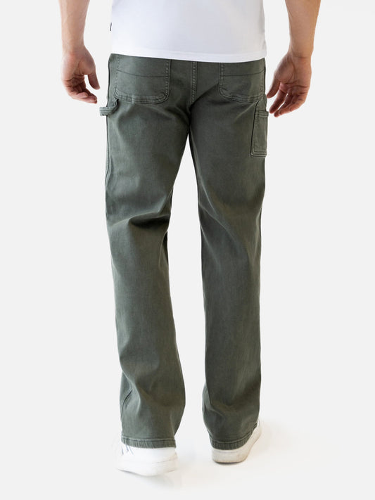 Vol.19 Carpenter Jeans - Olive Green by SATRI & CO. – product view 2