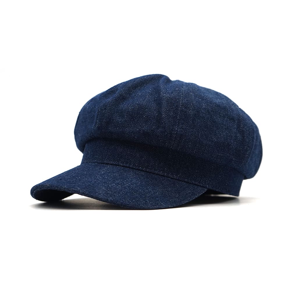 Men's Blue Denim Newsboy Cap – view 4