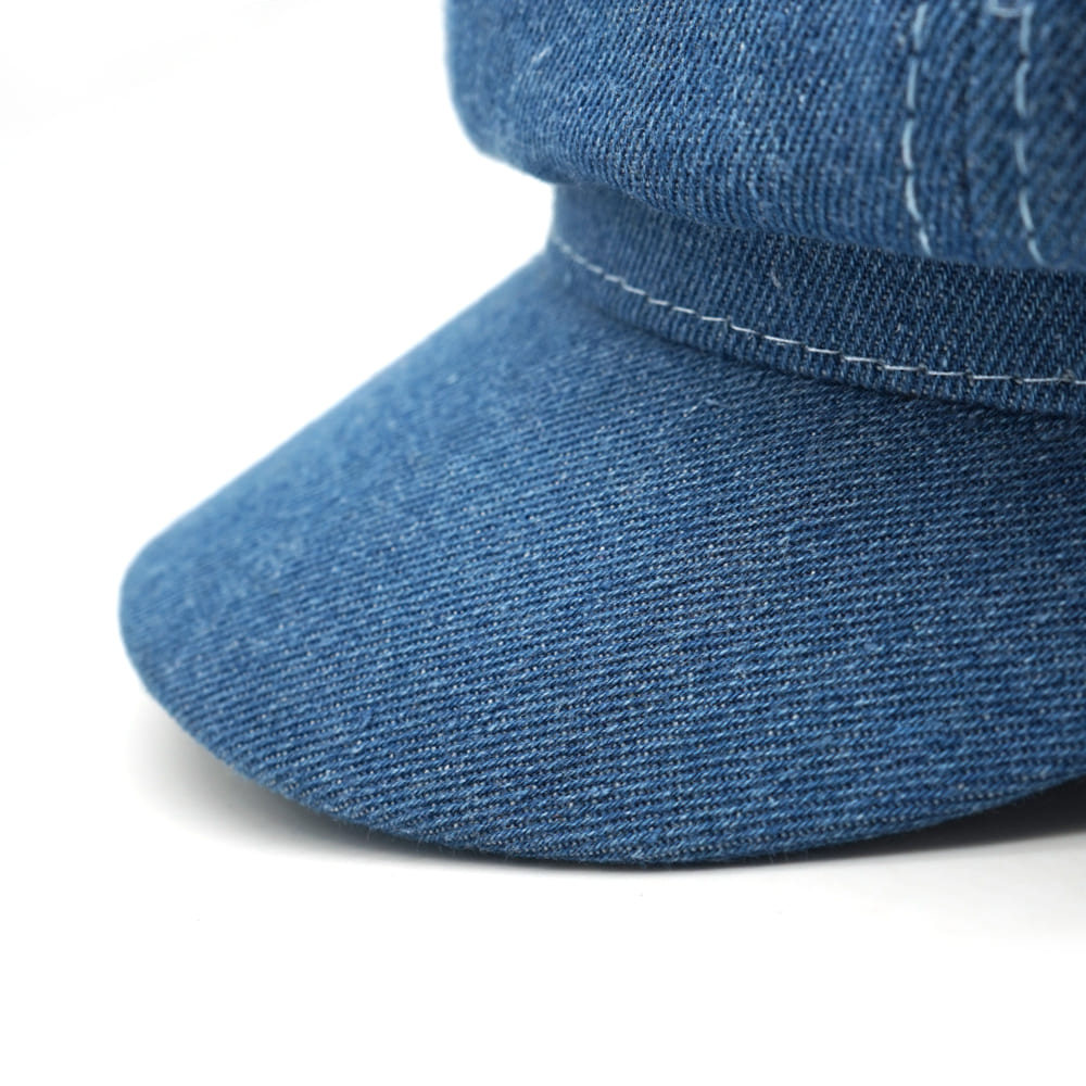 Men's Blue Denim Newsboy Cap – view 8