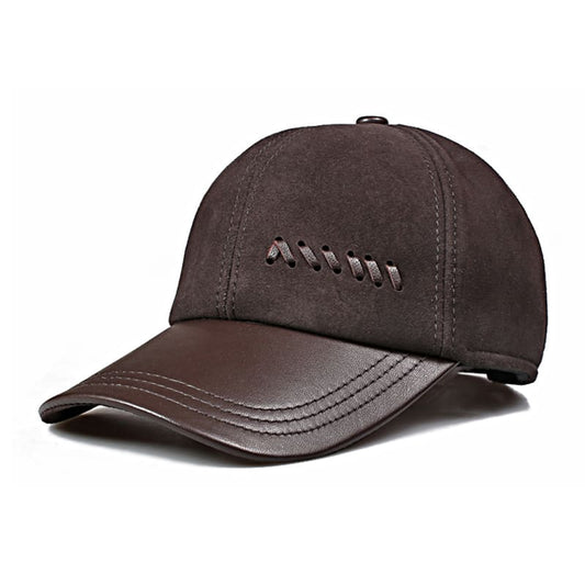Jack Men's Sheepskin Leather Baseball Cap – view 1