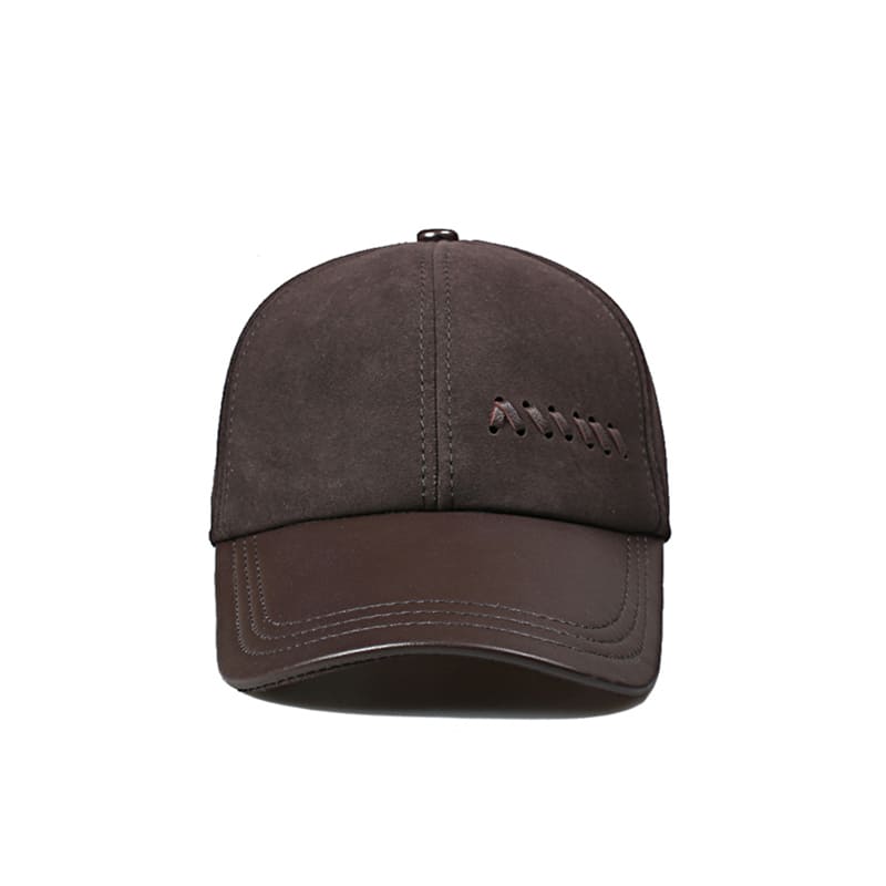 Jack Men's Sheepskin Leather Baseball Cap – view 3