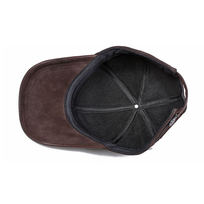 Jack Men's Sheepskin Leather Baseball Cap – view 7