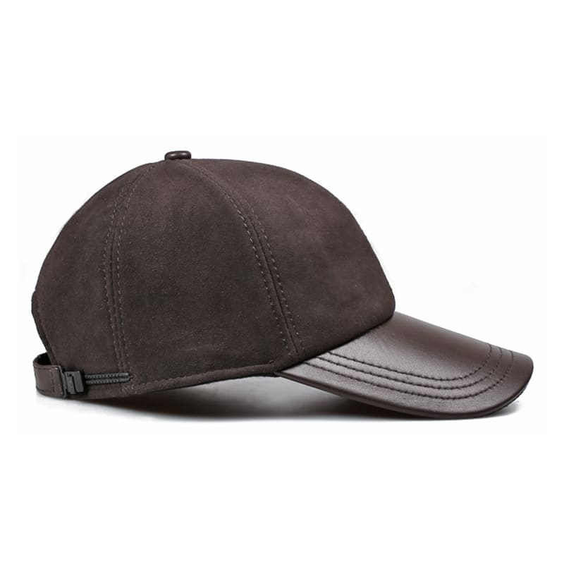 Jack Men's Sheepskin Leather Baseball Cap – view 4