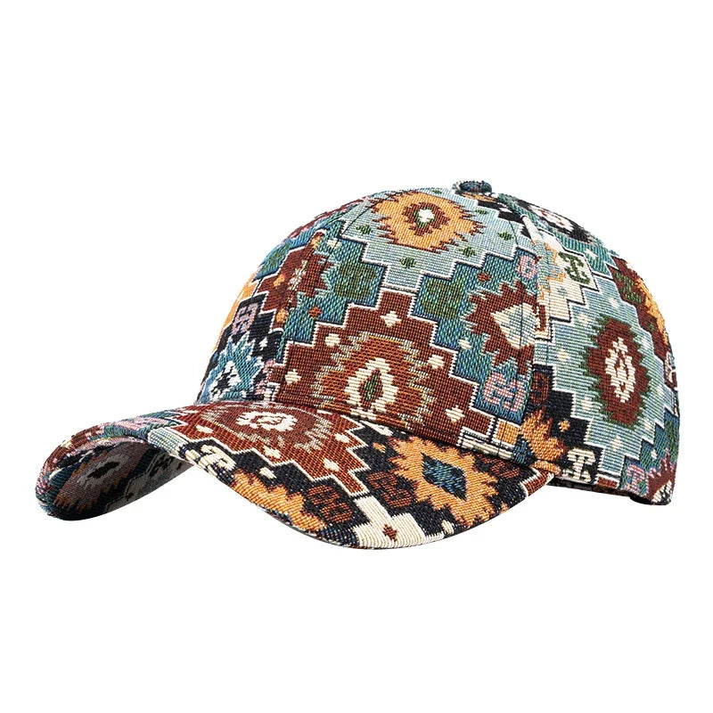 Mandala Men's Jacquard Baseball Cap – view 6