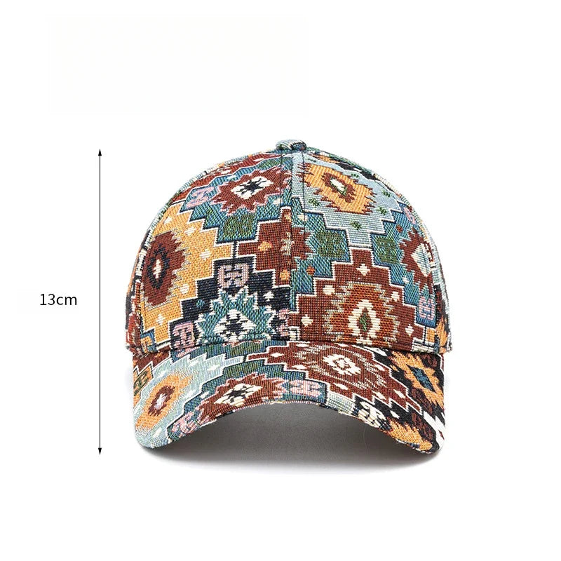 Mandala Men's Jacquard Baseball Cap – view 9