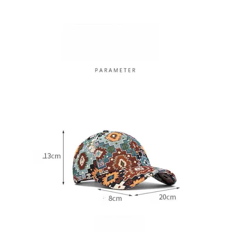 Mandala Men's Jacquard Baseball Cap – view 10