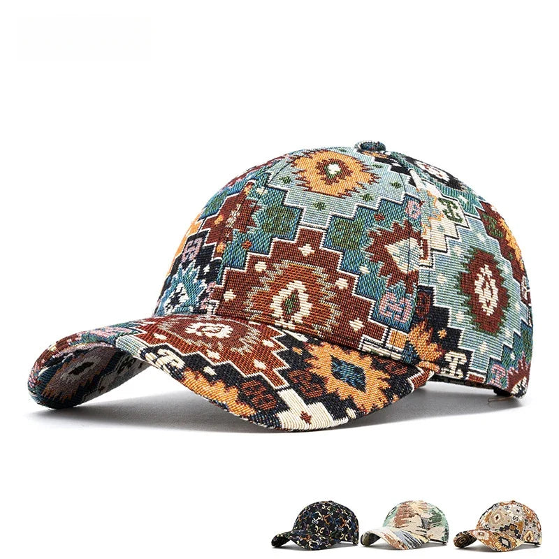 Mandala Men's Jacquard Baseball Cap – view 2