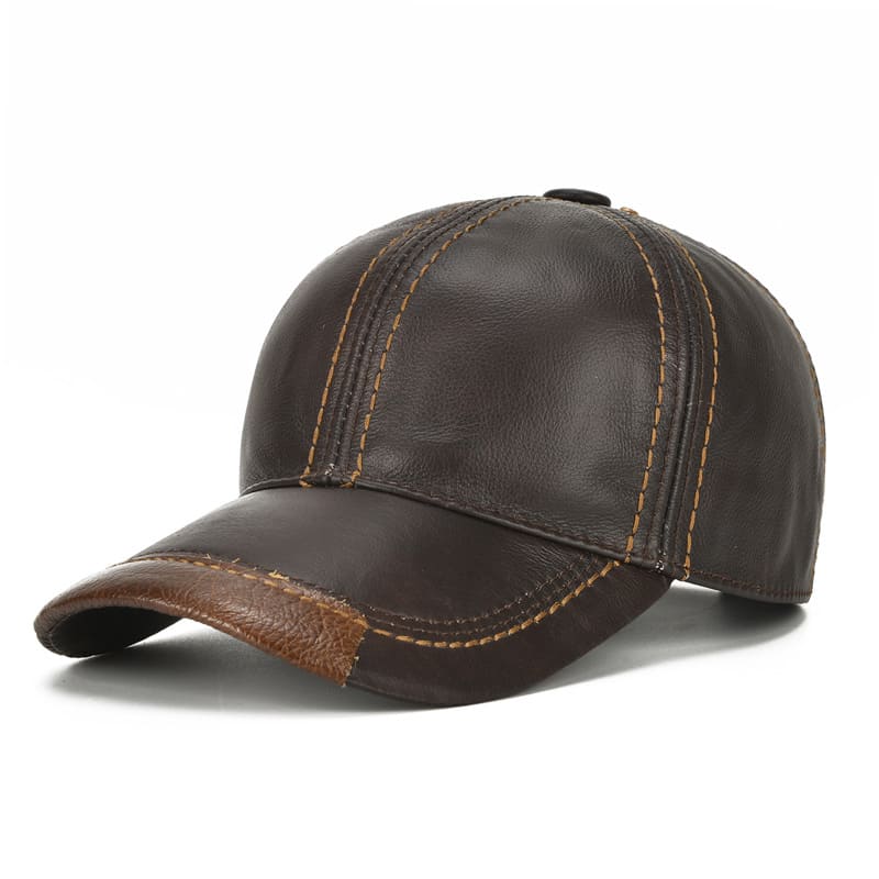 Jared Men's Cowhide Leather Baseball Cap – view 1