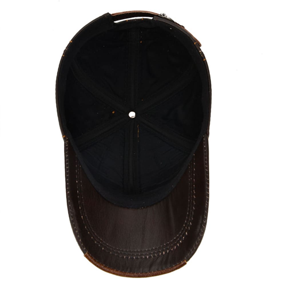 Jared Men's Cowhide Leather Baseball Cap – view 4