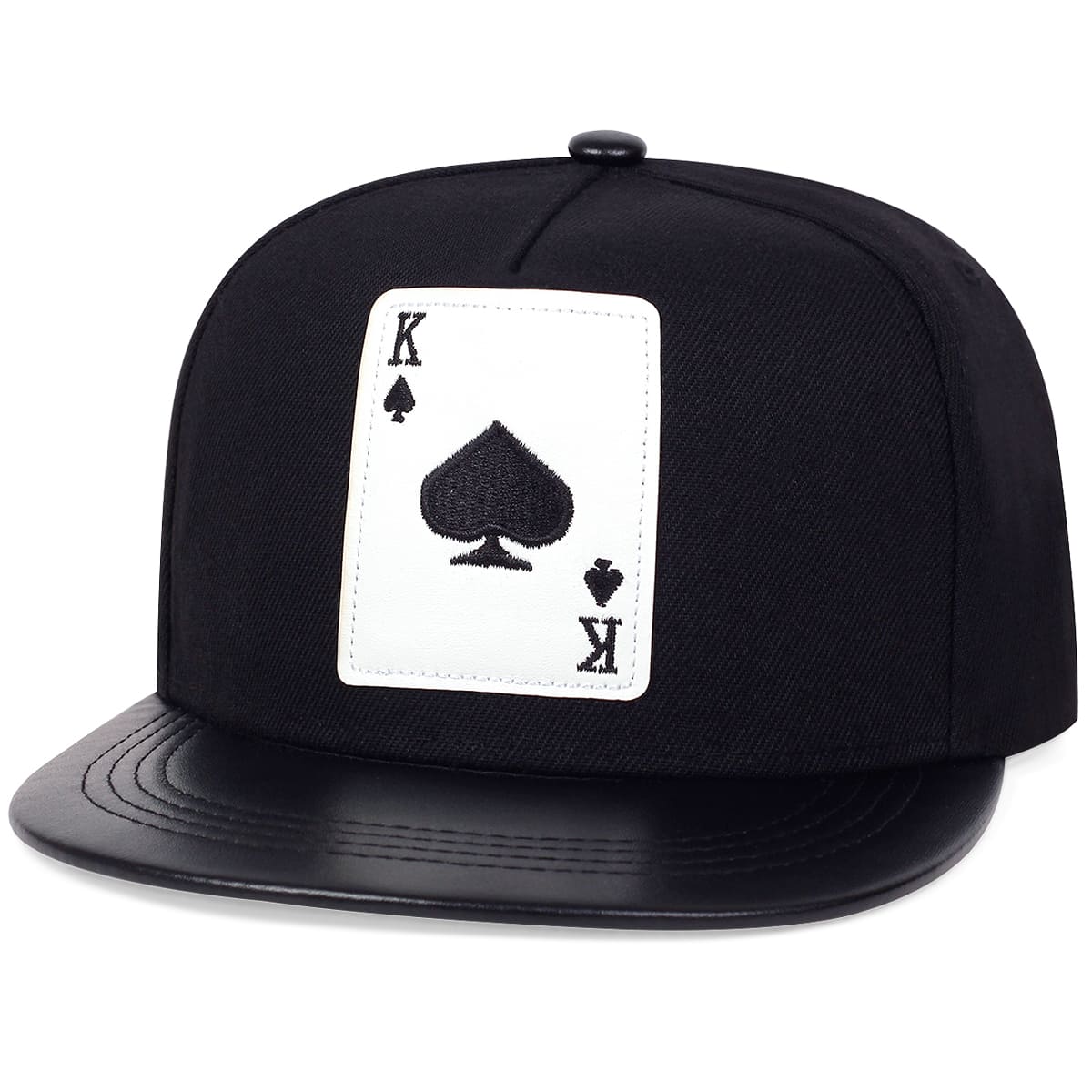 K Ace Poker Men's Cotton Snapback Baseball Cap – view 3