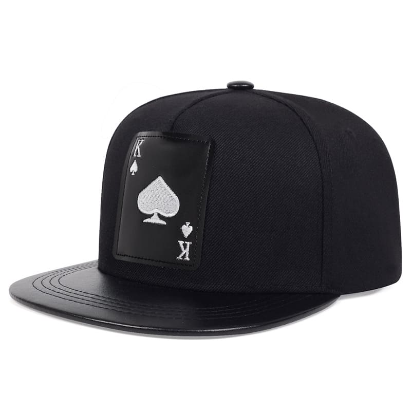 K Ace Poker Men's Cotton Snapback Baseball Cap – view 1