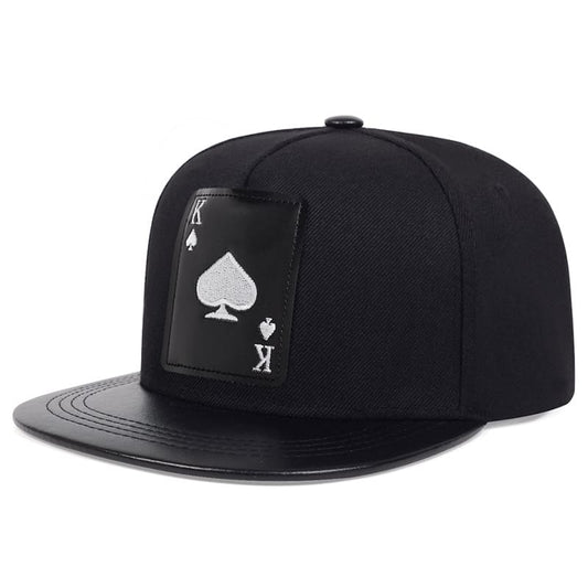 K Ace Poker Men's Cotton Snapback Baseball Cap – view 1