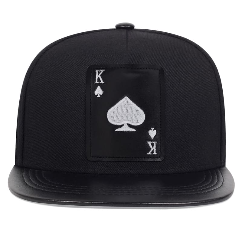 K Ace Poker Men's Cotton Snapback Baseball Cap – view 6