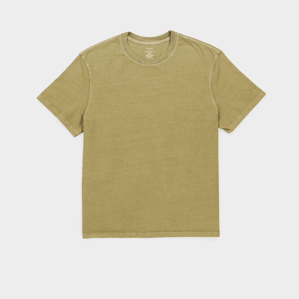 Men's Garment-Dyed Cotton T-Shirt in Frosted Mint – view 35