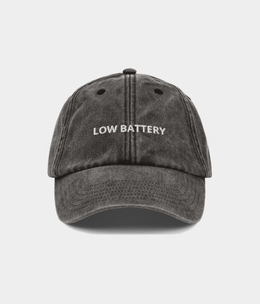 Low Battery Men's Washed Cotton Baseball Cap – view 1