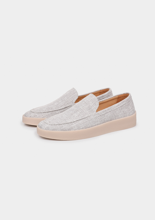 Men's Linen City Loafers in Grey – view 1
