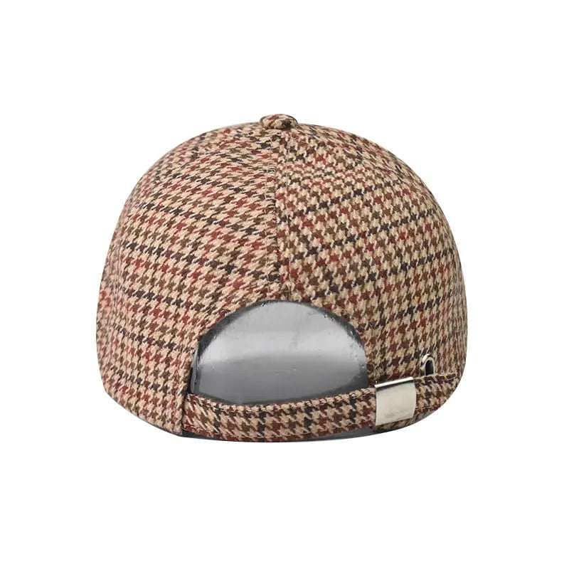 Lincoln Men's Houndstooth Cotton Baseball Cap – view 6
