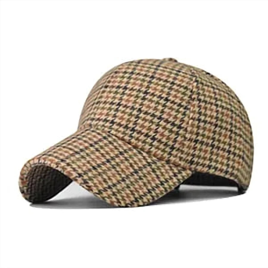 Lincoln Men's Houndstooth Cotton Baseball Cap – view 2