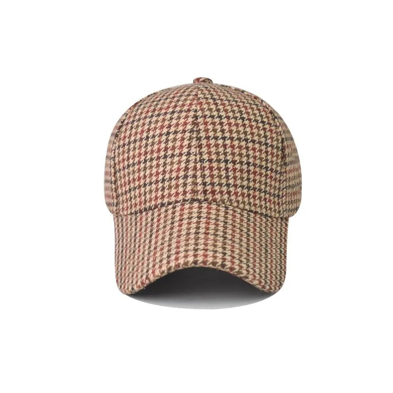 Lincoln Men's Houndstooth Cotton Baseball Cap – view 5