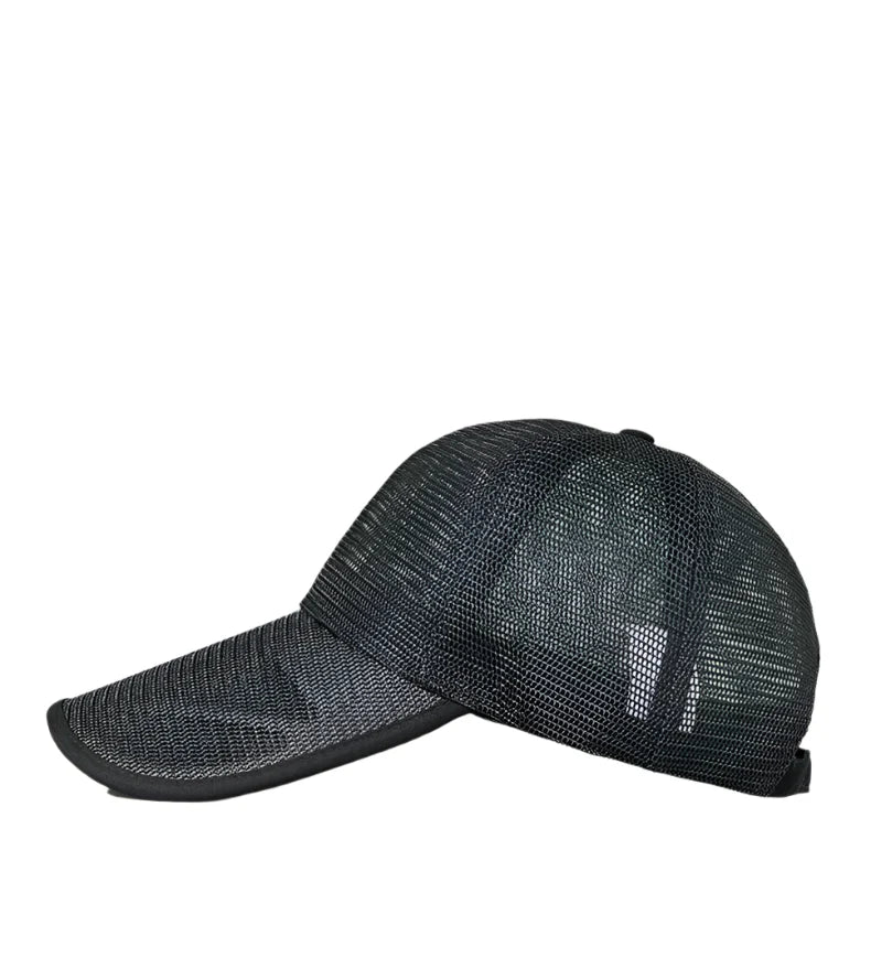 Men's Long Visor Trucker Baseball Cap – view 9