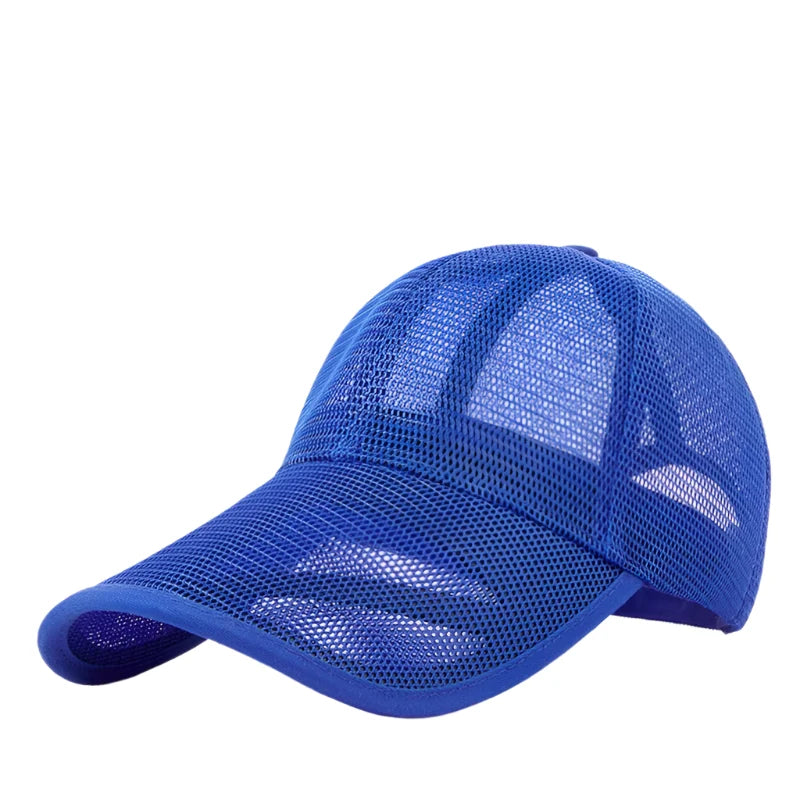 Men's Long Visor Trucker Baseball Cap – view 7