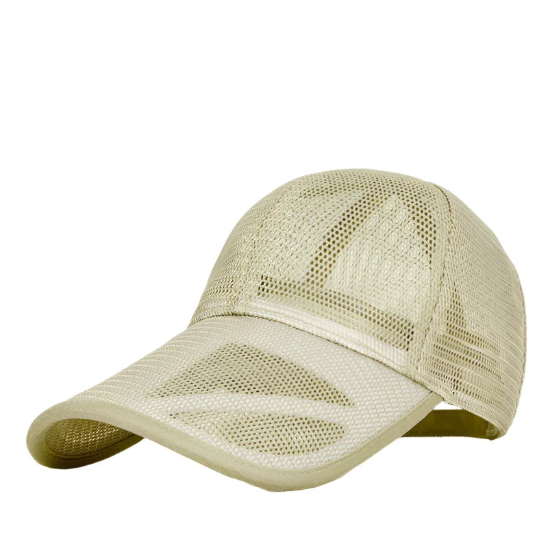 Men's Long Visor Trucker Baseball Cap – view 6