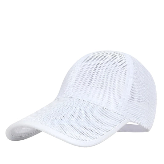 Men's Long Visor Trucker Baseball Cap – view 1