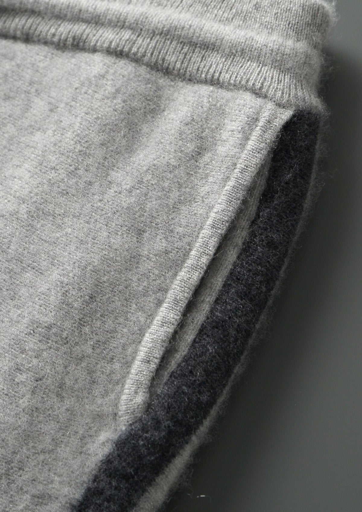 Men's Extra-Fine Merino Wool Striped Leisure Trousers – view 5