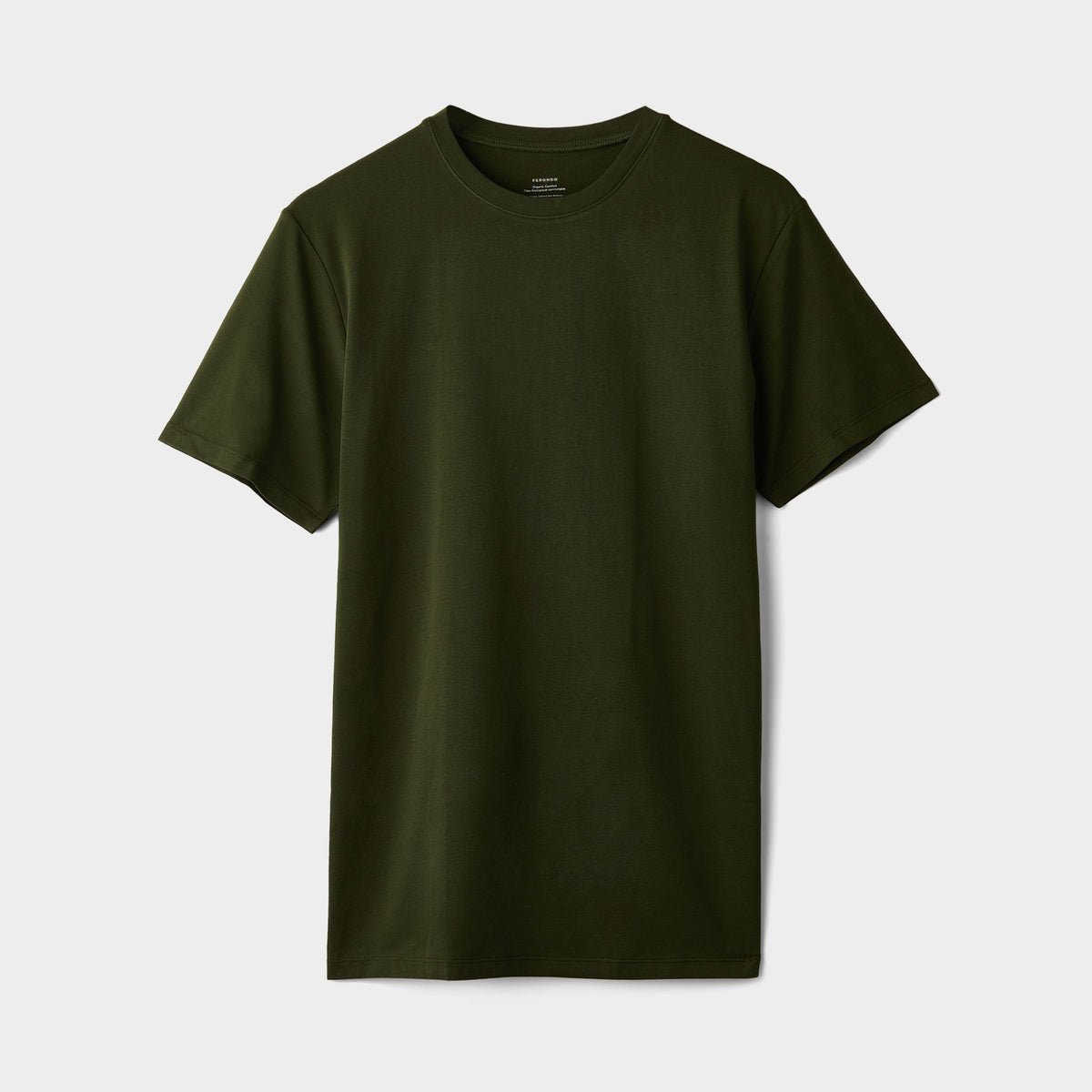 Men's Organic Cotton Crew Neck T-Shirt in White – view 9