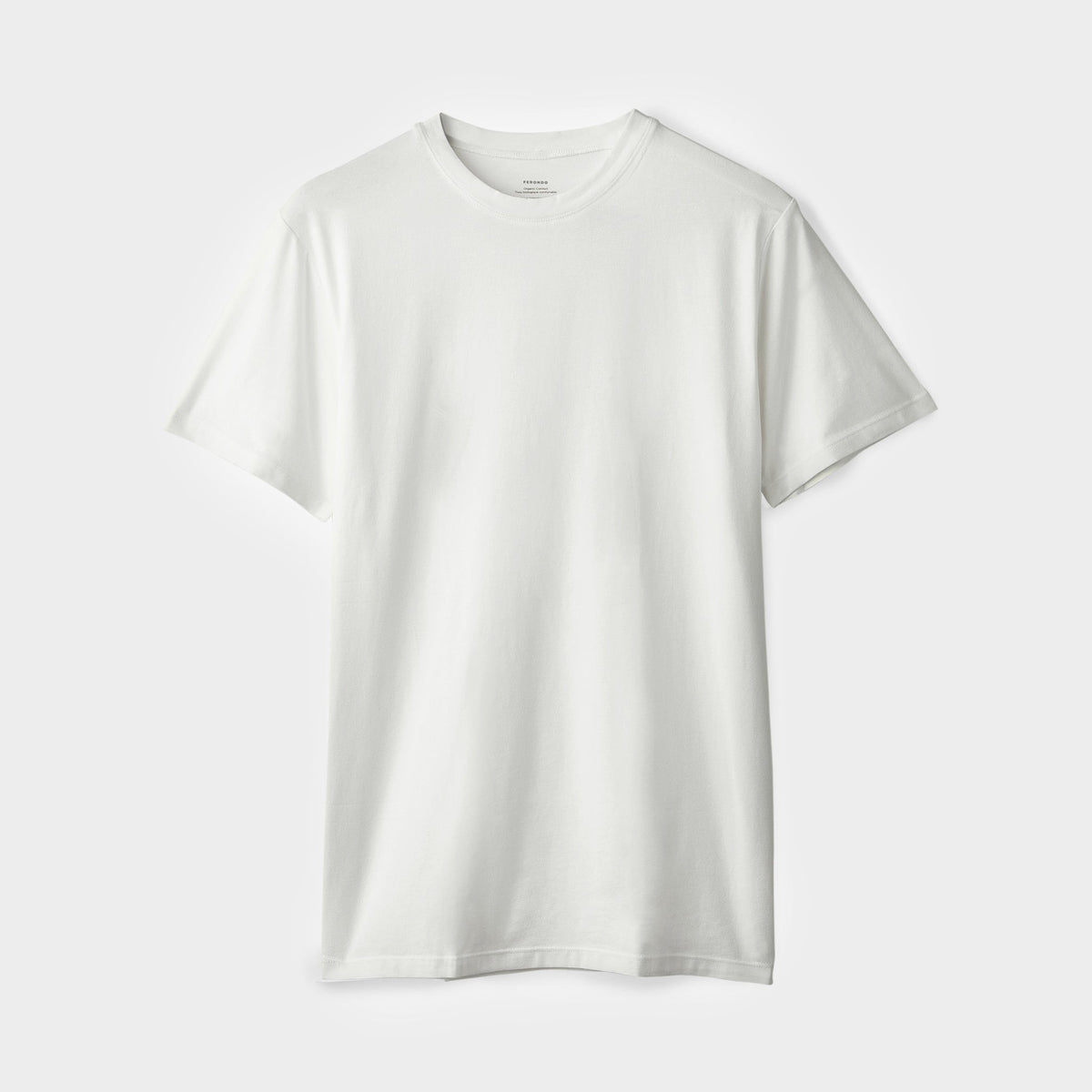 Men's Organic Cotton Crew Neck T-Shirt in White – view 5
