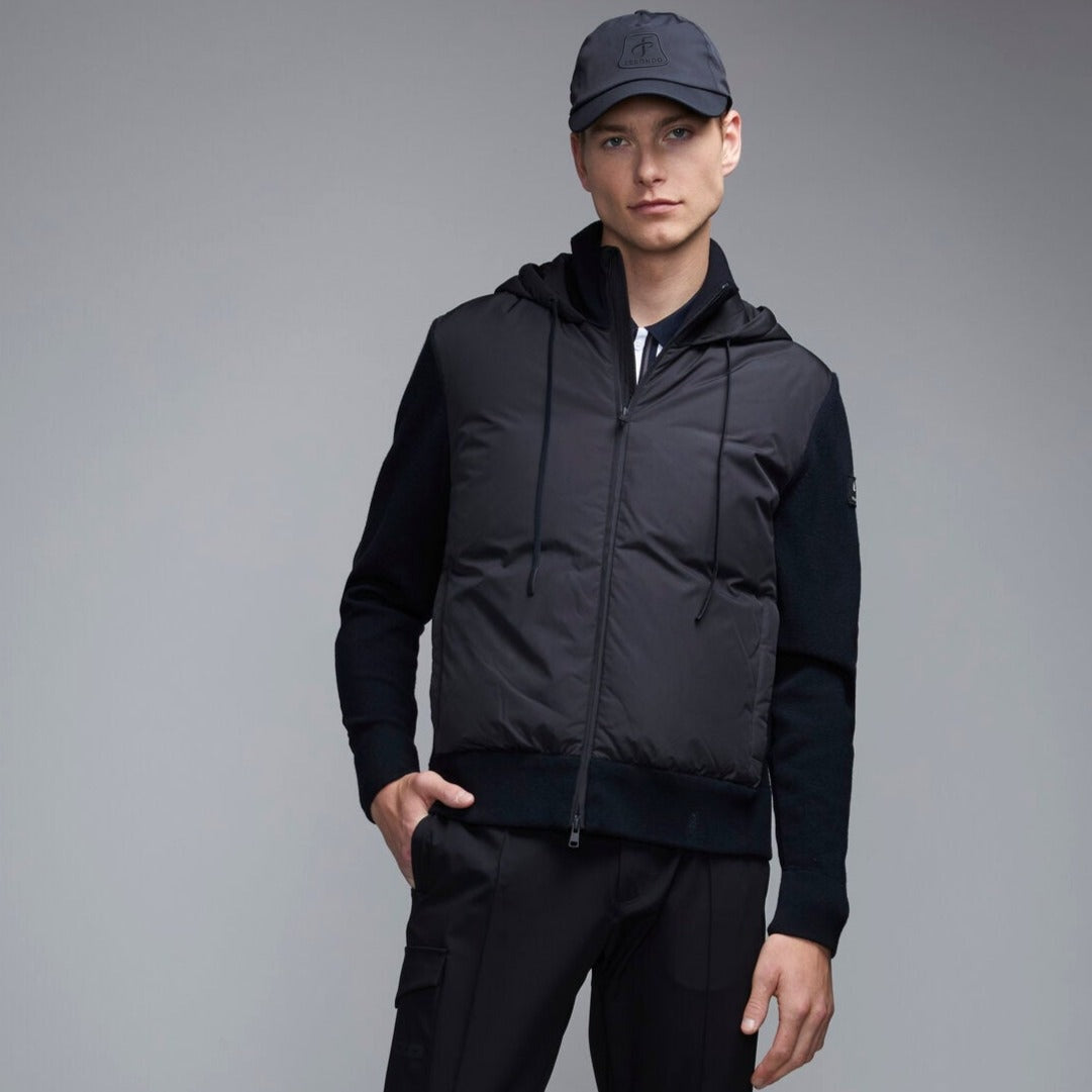 Alpine Men's Merino Wool Hybrid Hoodie – view 2