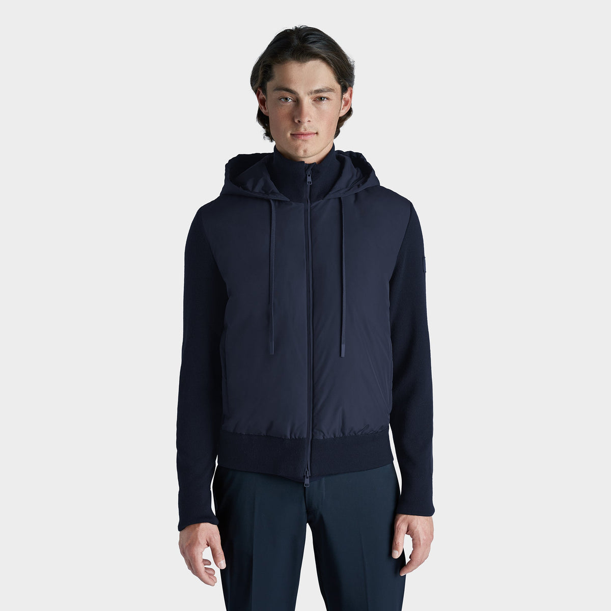 Alpine Men's Merino Wool Hybrid Hoodie – view 10
