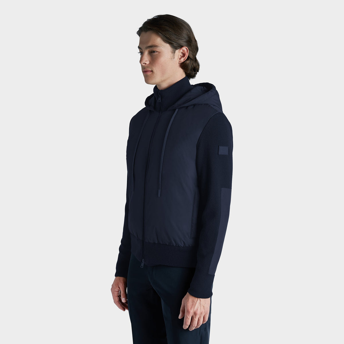 Alpine Men's Merino Wool Hybrid Hoodie – view 11