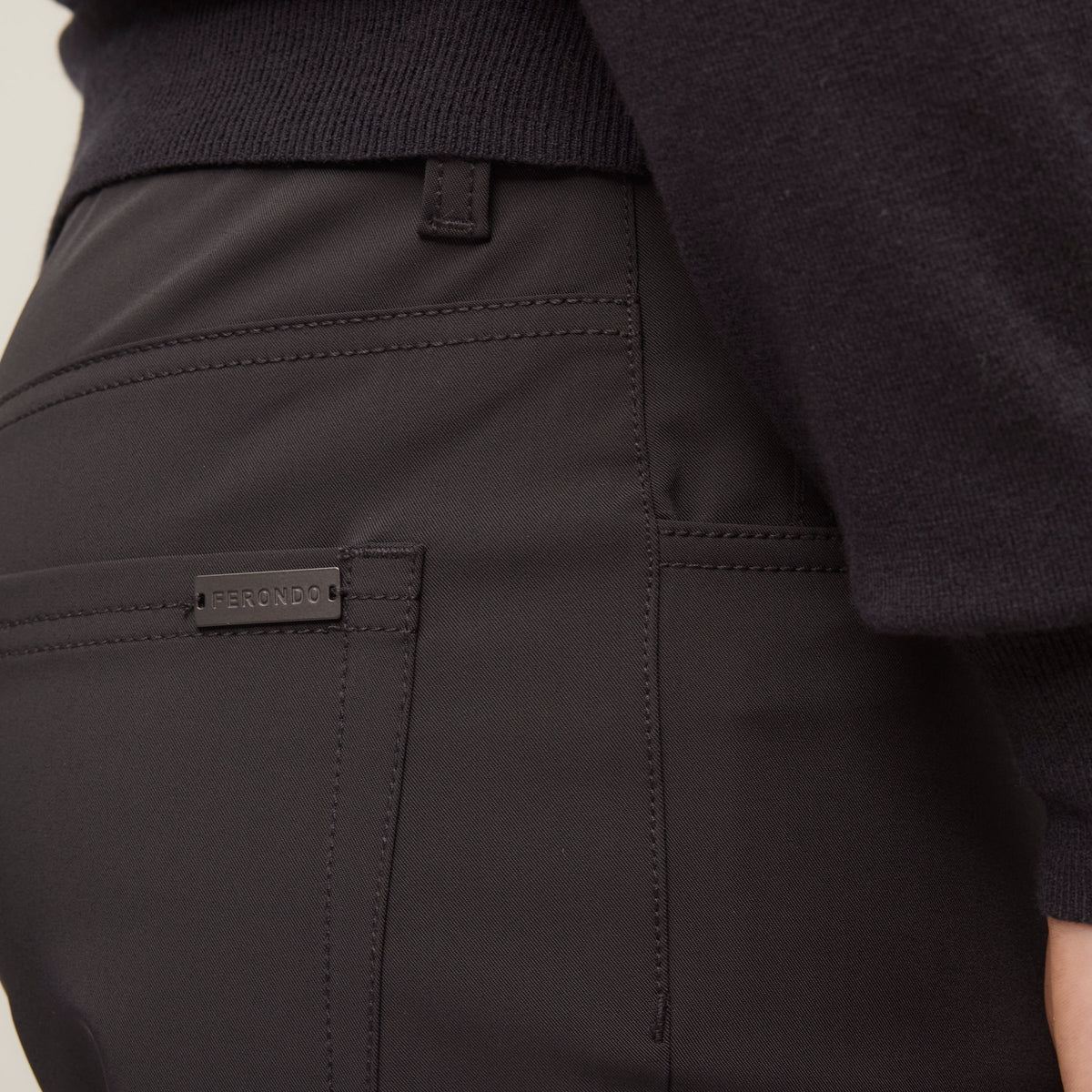 Men's Bi-Stretch Twill 5-Pocket Trousers – Wrinkle and Abrasion Resistant, Travel-Ready Everyday Pant – view 26