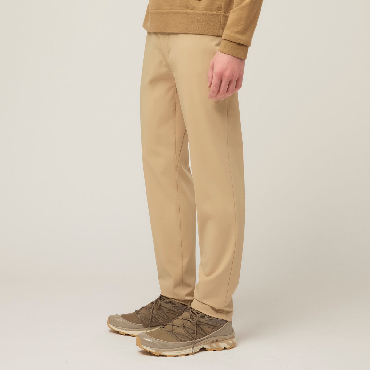 Men's Bi-Stretch Twill 5-Pocket Trousers – Wrinkle and Abrasion Resistant, Travel-Ready Everyday Pant