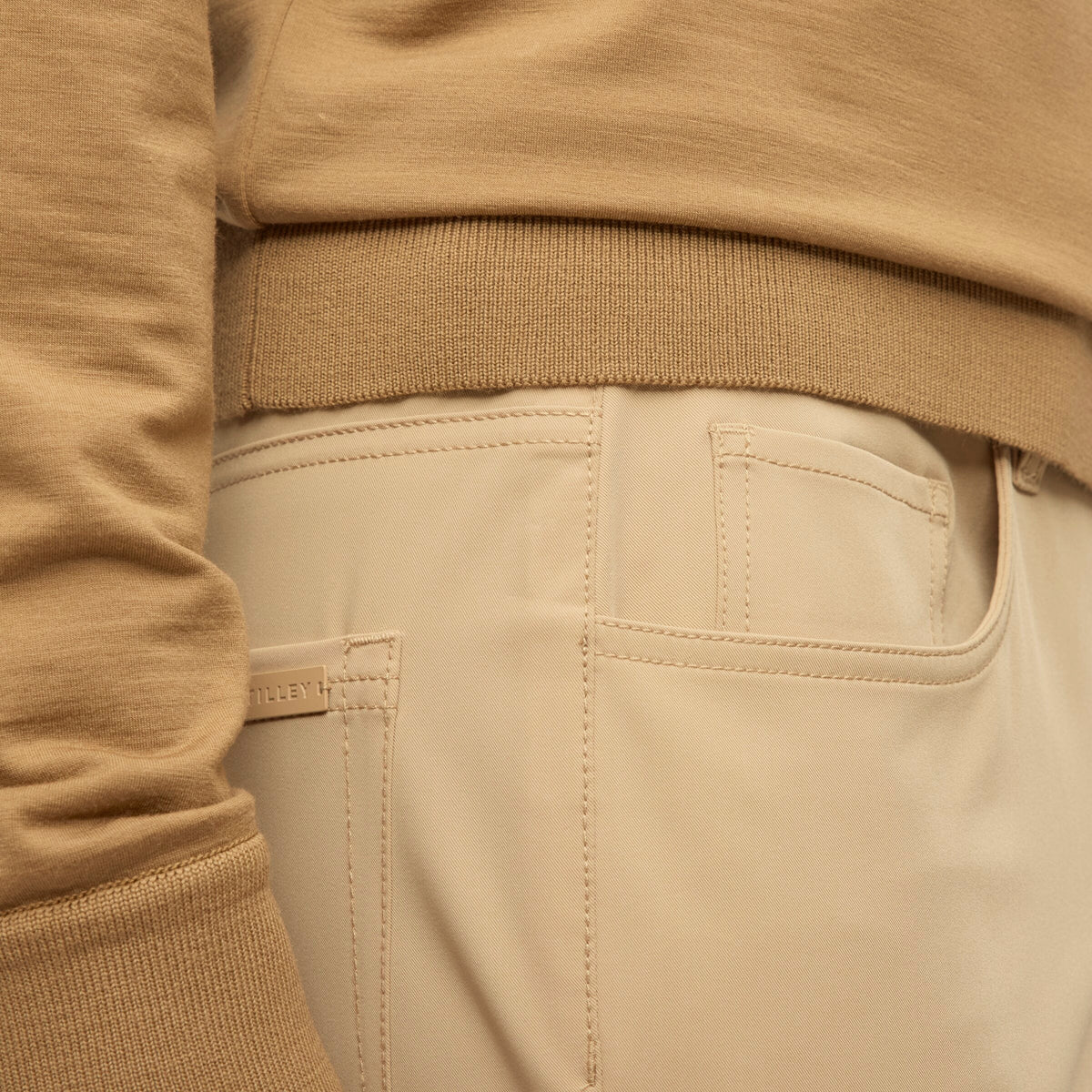 Men's Bi-Stretch Twill 5-Pocket Trousers – Wrinkle and Abrasion Resistant, Travel-Ready Everyday Pant – view 17