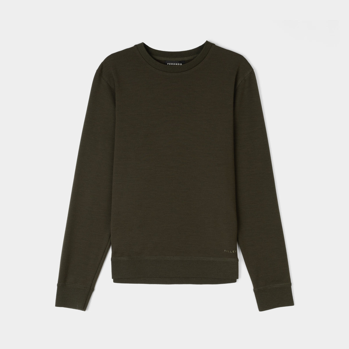 Men's Merino Wool Crew Neck Sweatshirt – view 9