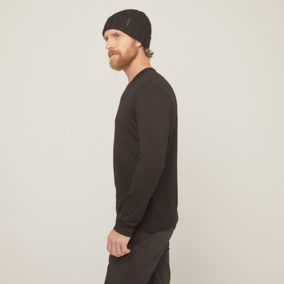 Men's Merino Wool Long Sleeve T-Shirt – view 2