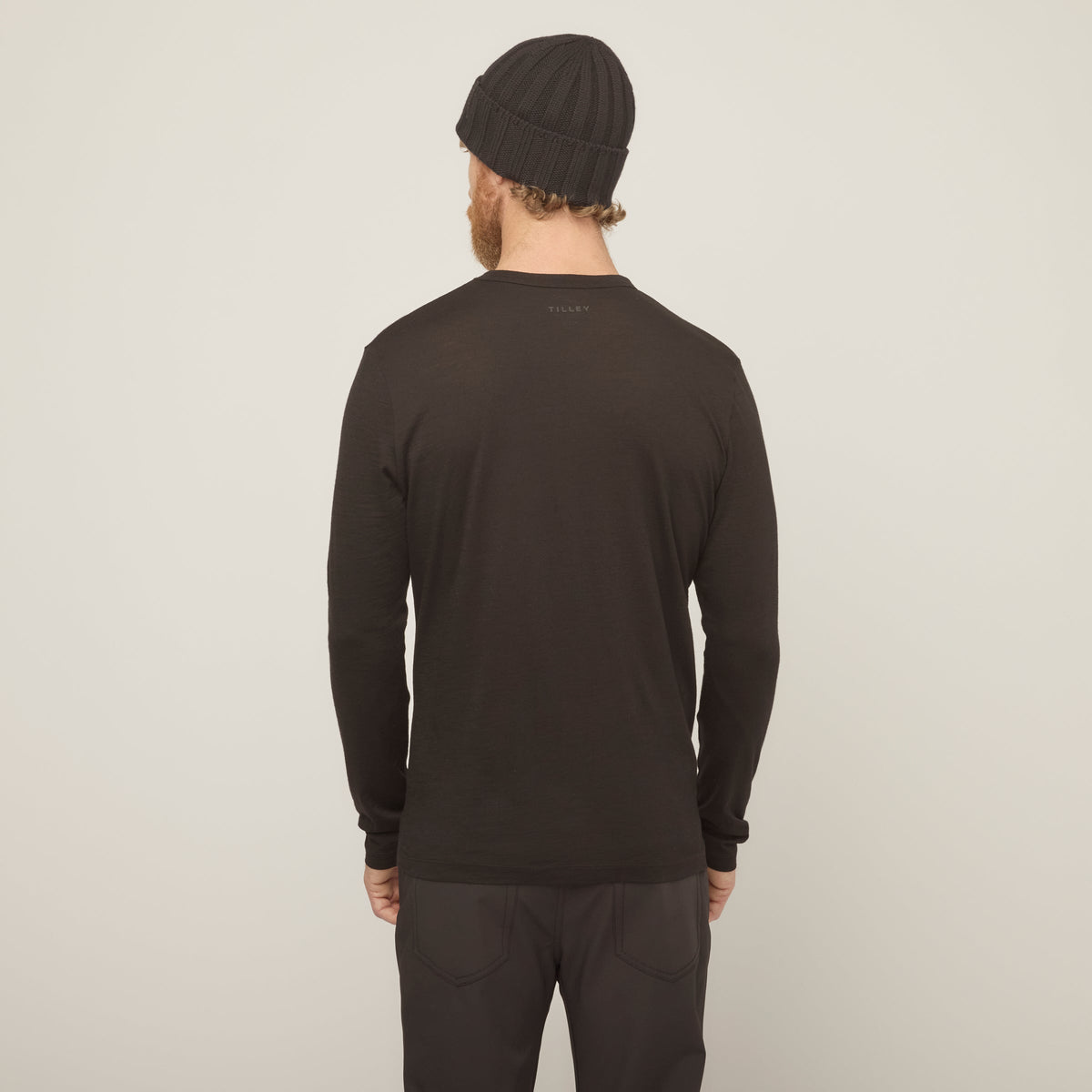 Men's Merino Wool Long Sleeve T-Shirt – view 3