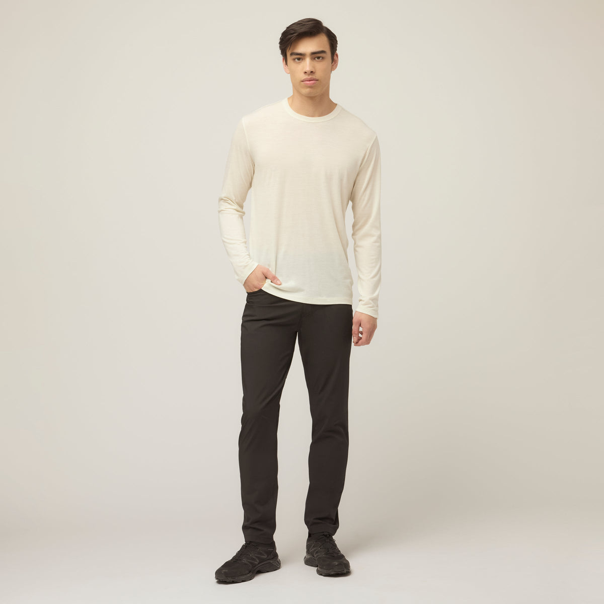 Men's Merino Wool Long Sleeve T-Shirt – view 20
