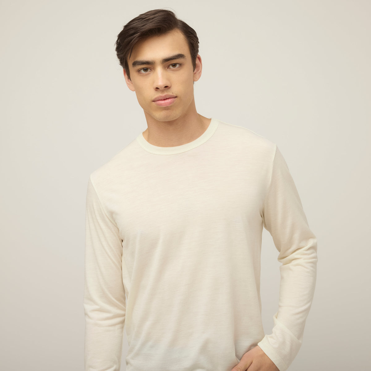 Men's Merino Wool Long Sleeve T-Shirt – view 16