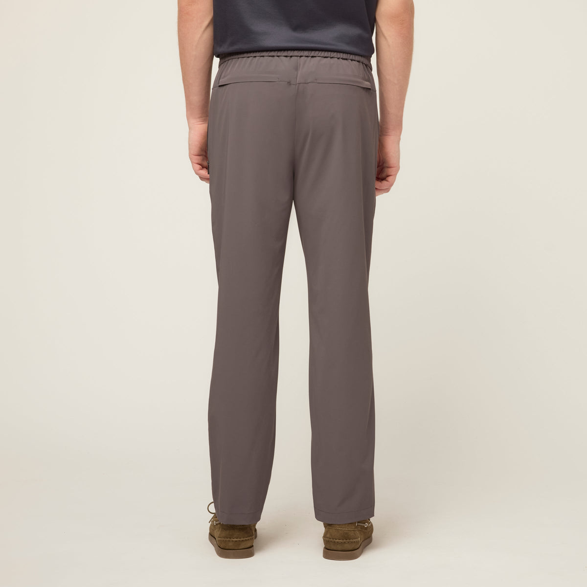 Men's Tech Stretch Nylon Pull-On Joggers in Slate – view 3