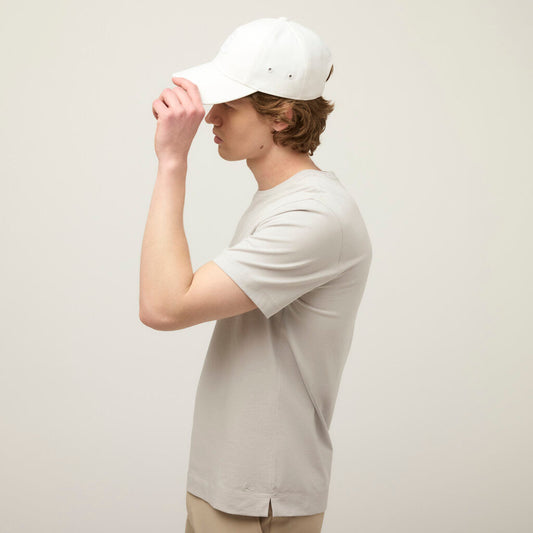 Men's Combed Cotton T-Shirt – Lightweight Breathable Crew Neck Tee, Classic Fit with Straight Hem