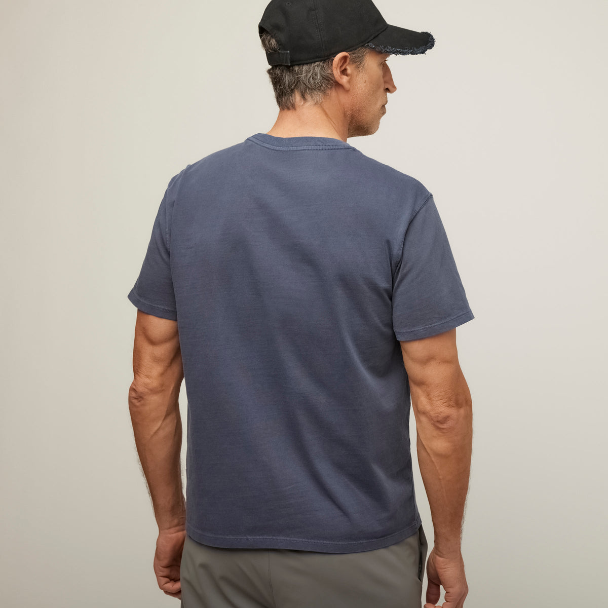 Men's Garment-Dyed Cotton T-Shirt in Frosted Mint – view 67