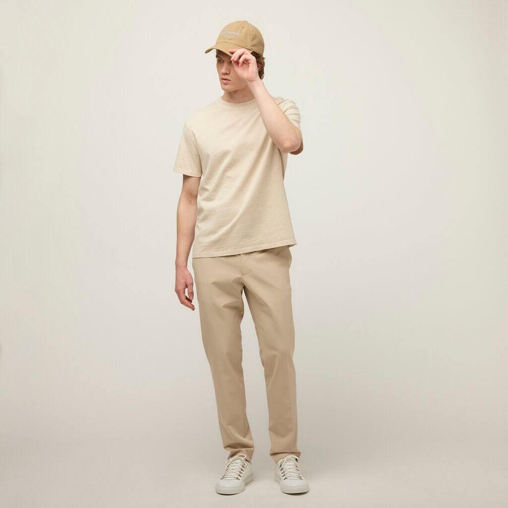 Men's Garment-Dyed Cotton T-Shirt in Frosted Mint – view 26