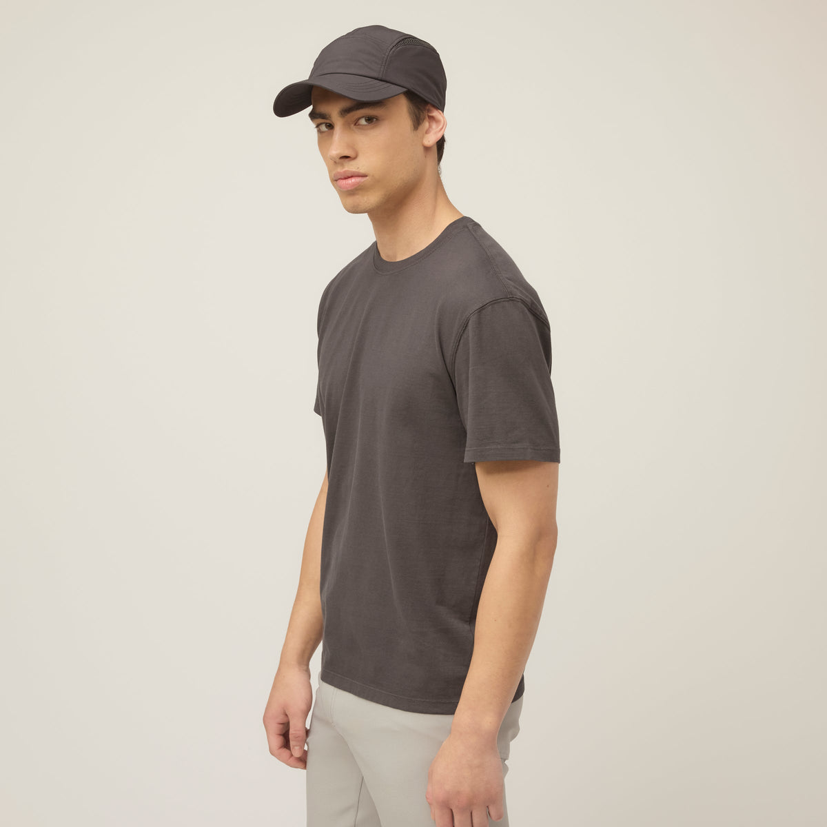 Men's Garment-Dyed Cotton T-Shirt in Frosted Mint – view 53
