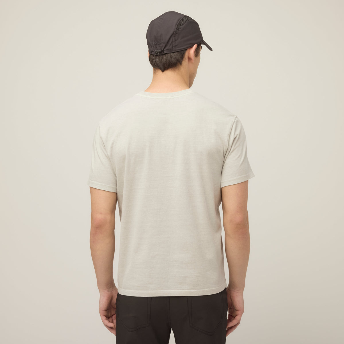 Men's Garment-Dyed Cotton T-Shirt in Frosted Mint – view 76