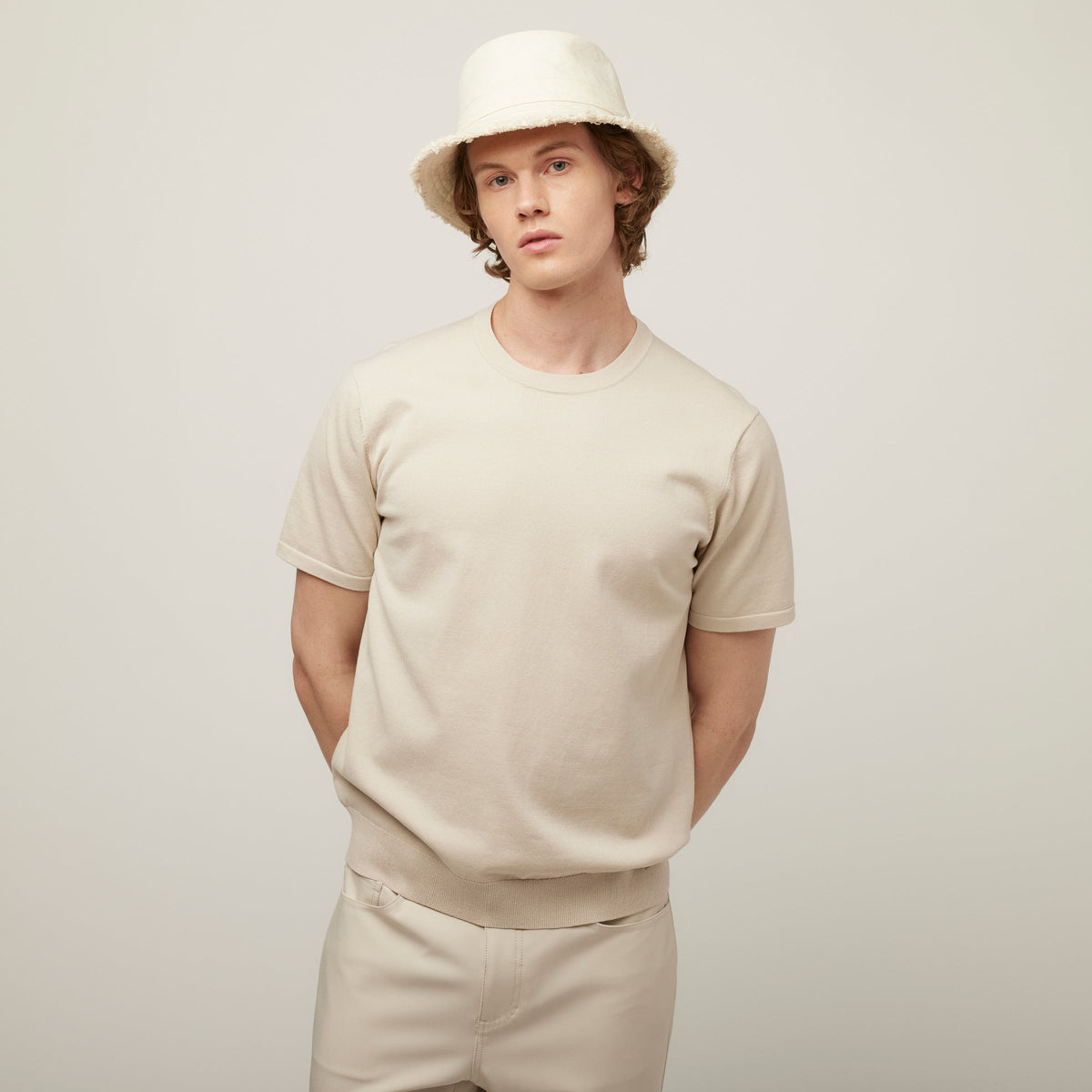 Men's Cotton Nylon Knit T-Shirt – view 1